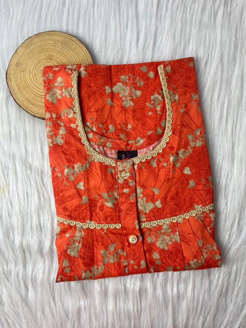 DOUBLE LACE WITH OPENABLE BUTTON NIGHTY