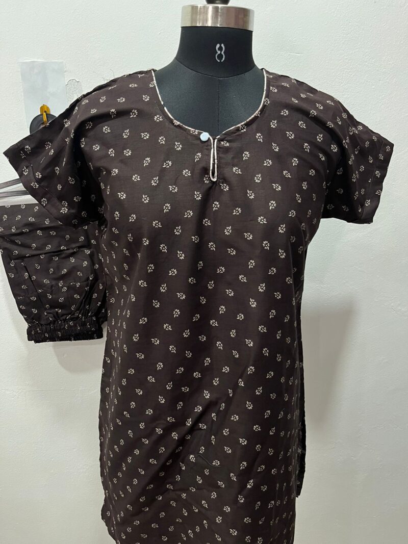COTTON NIGHT DRESS