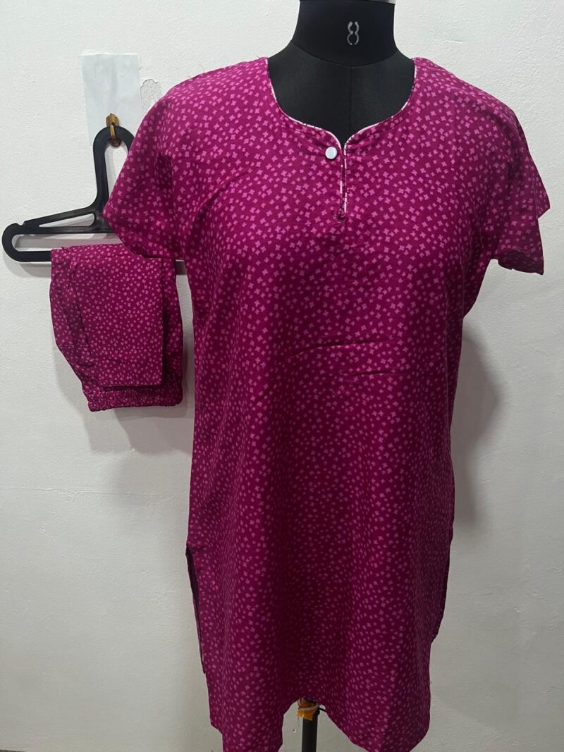 COTTON NIGHT DRESS
