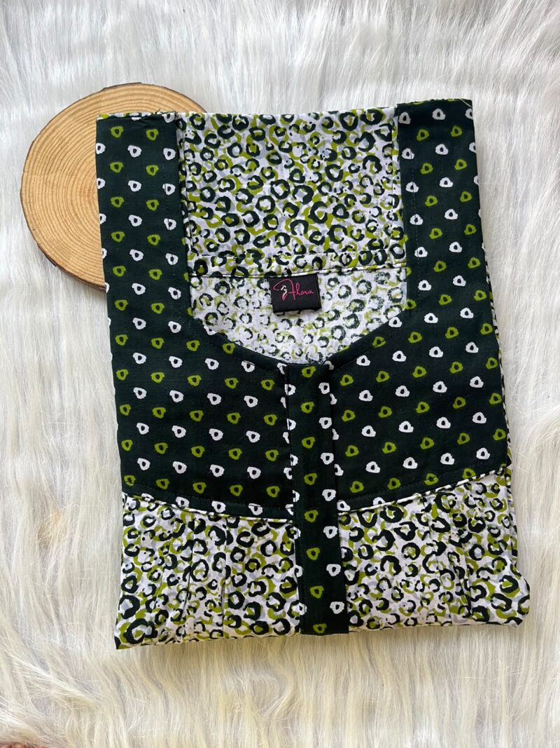 Mix N Match Square Neck Pleated Nighty