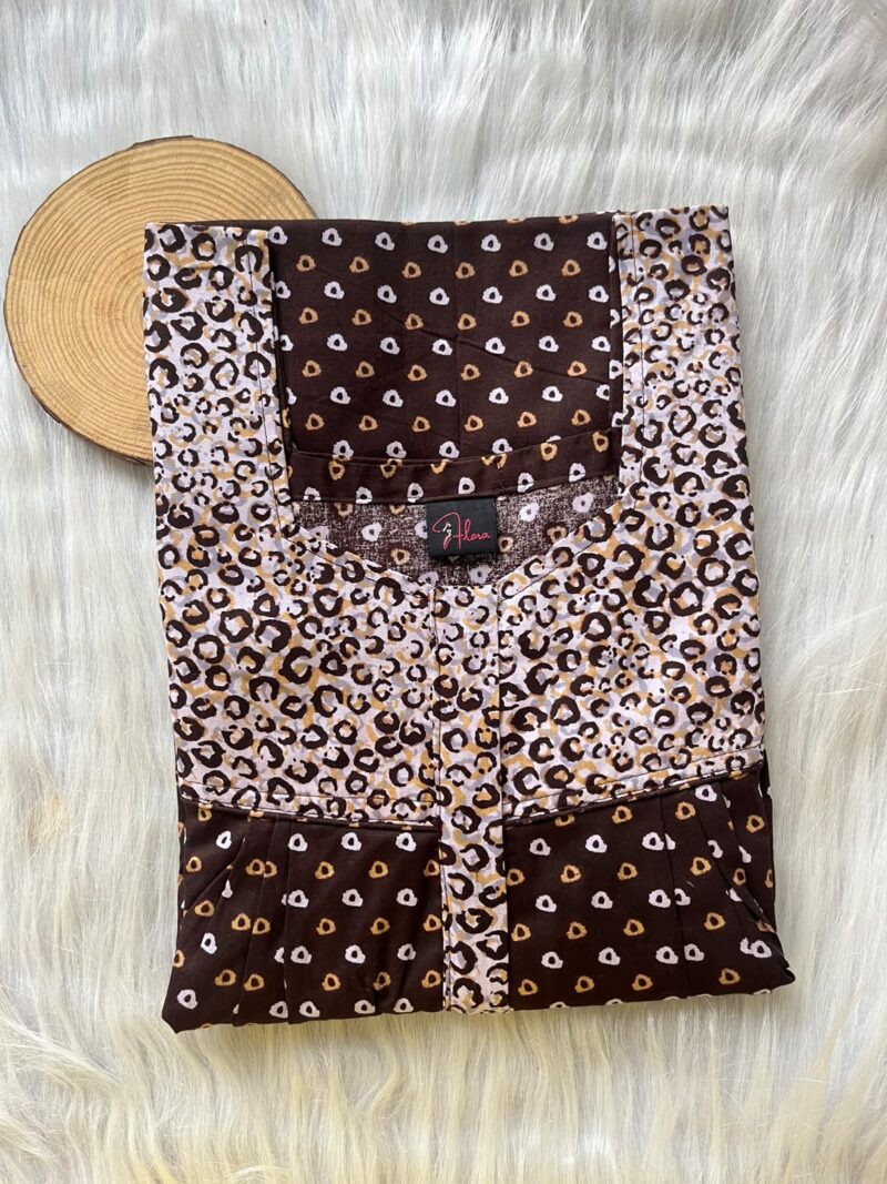 Mix N Match Square Neck Pleated Nighty