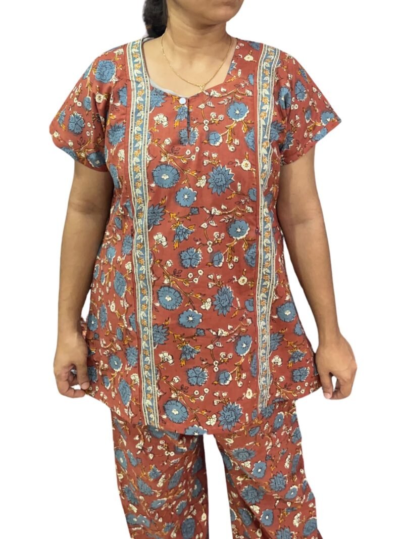 FEEDING NIGHT DRESS WITH PALAZZO PANT