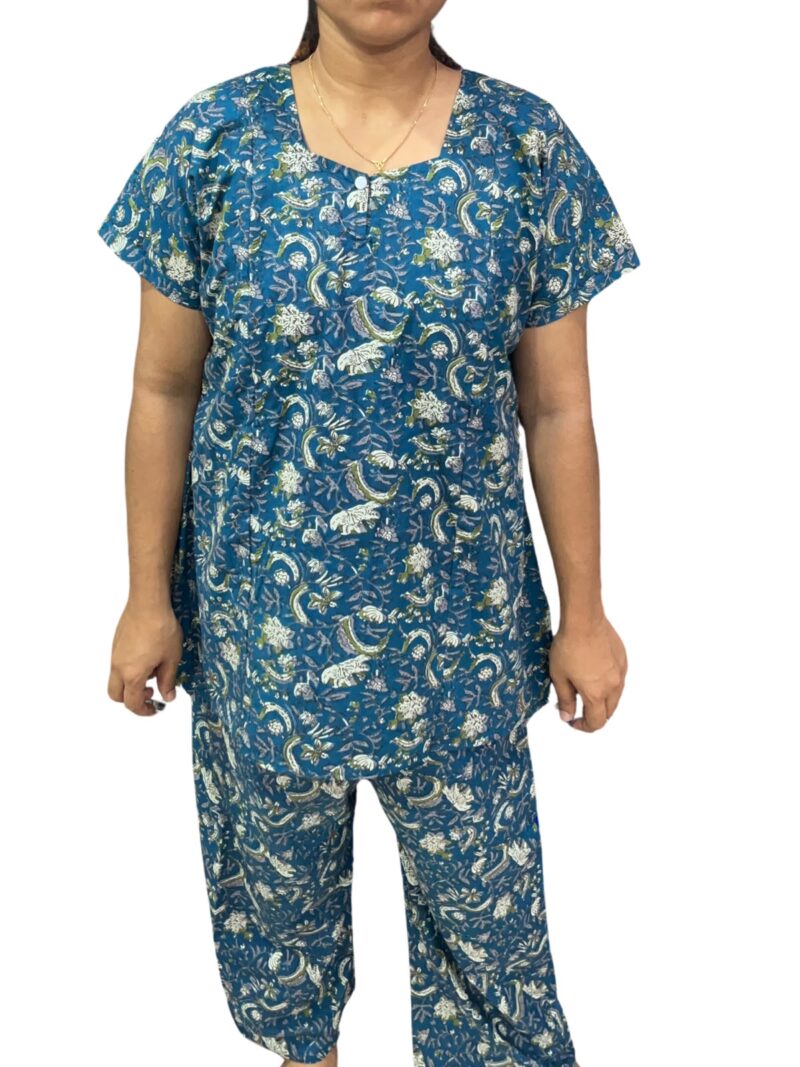 FEEDING NIGHT DRESS WITH PALAZZO PANT