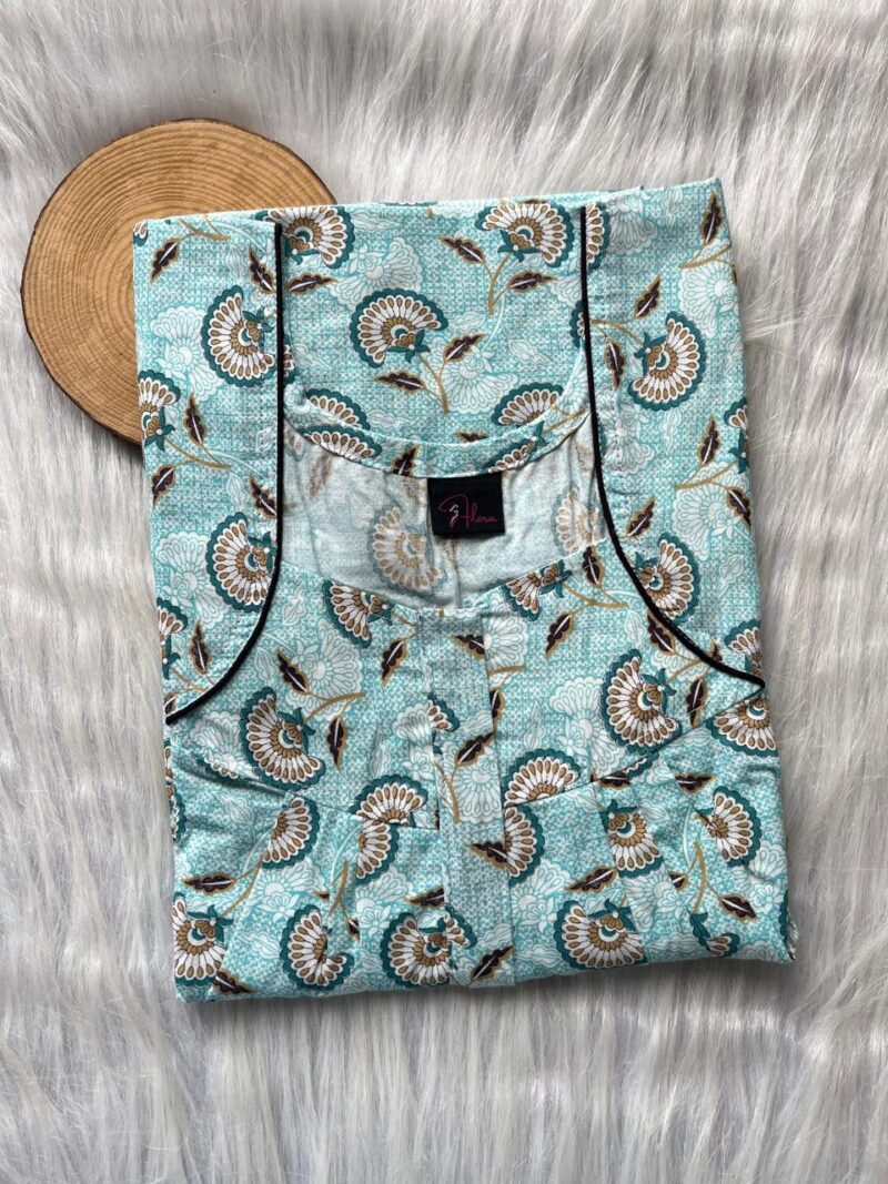 FRONT PLEATED ZIP NIGHTY