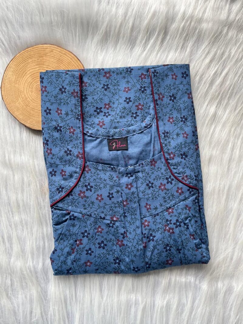 FRONT PLEATED ZIP NIGHTY