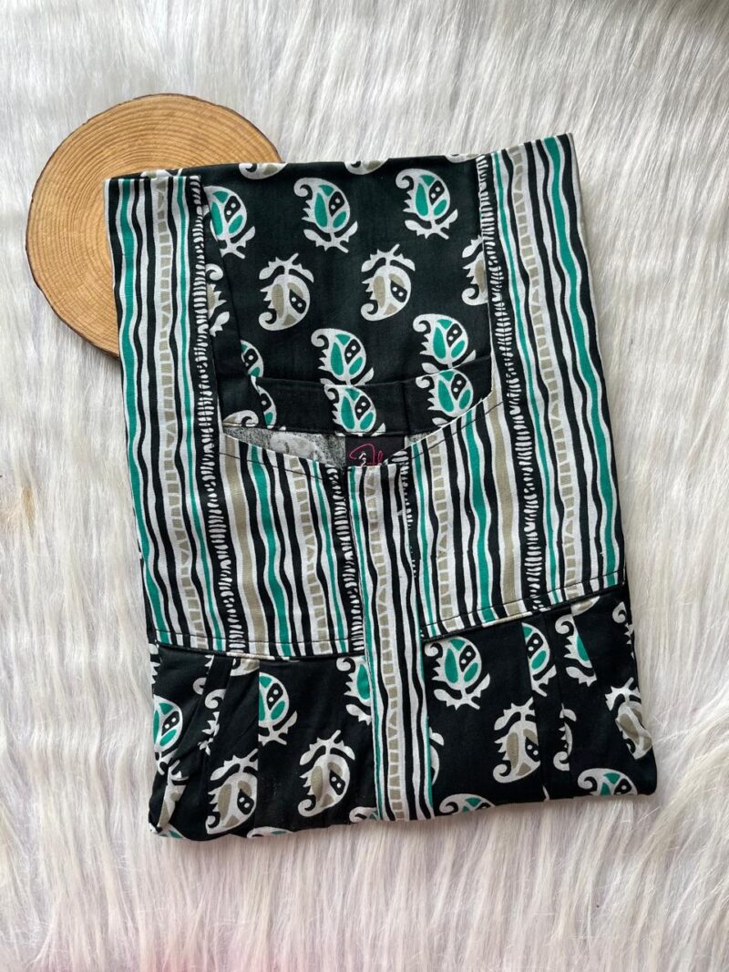 Mix N Match Square Neck Pleated Nighty