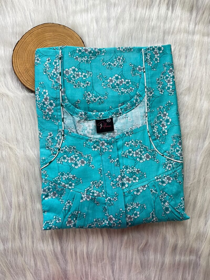 PLUS SIZE FRONT PLEATED ZIP NIGHTY