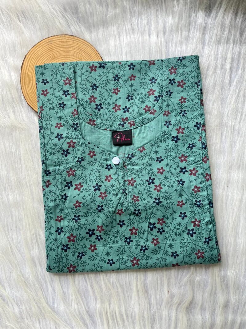 PURE COTTON VERTICAL ZIP FEEDING NIGHTY
