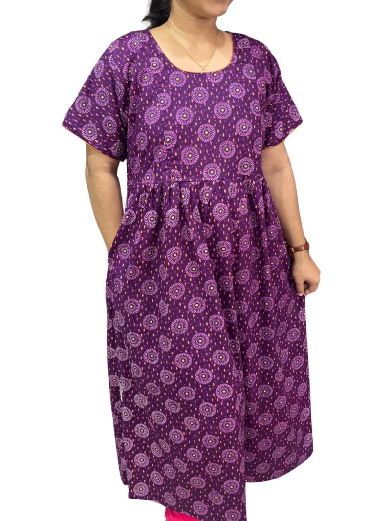 FEEDING FROCK WITH SIDE POCKET