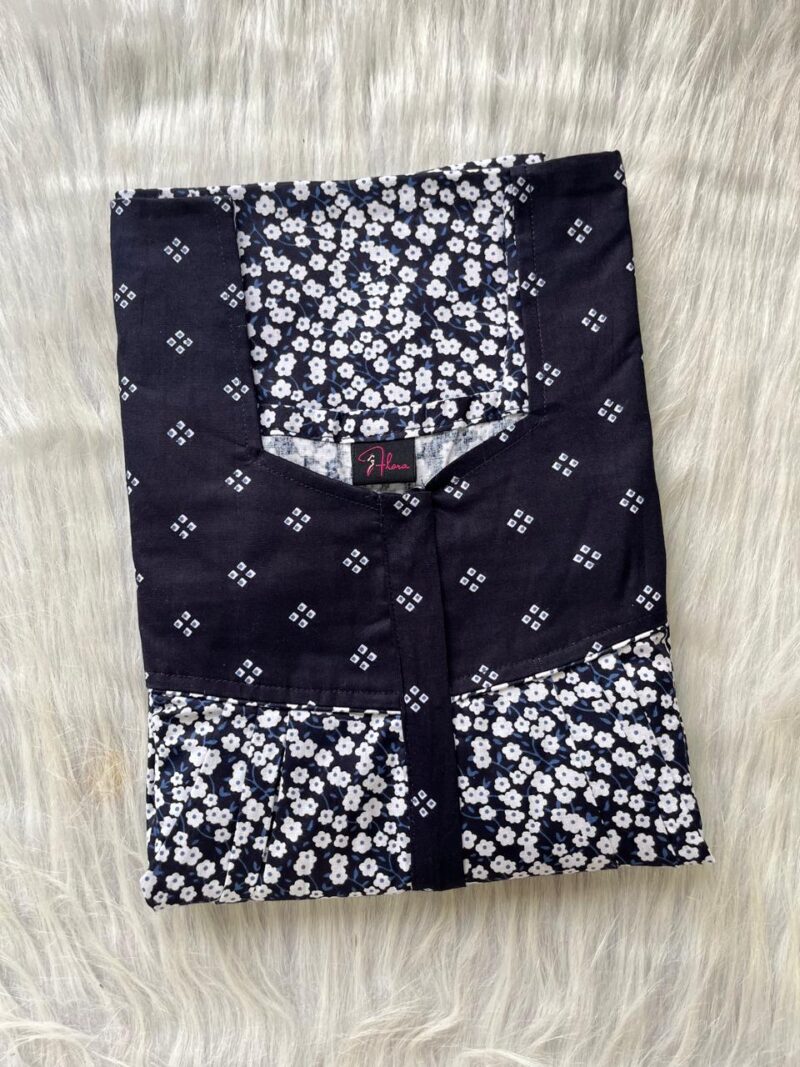 Mix N Match Square Neck Pleated Nighty