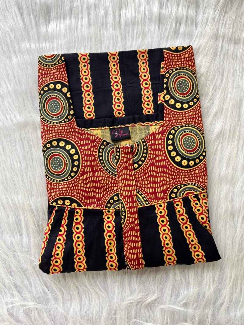 Mix N Match Square Neck Pleated Nighty