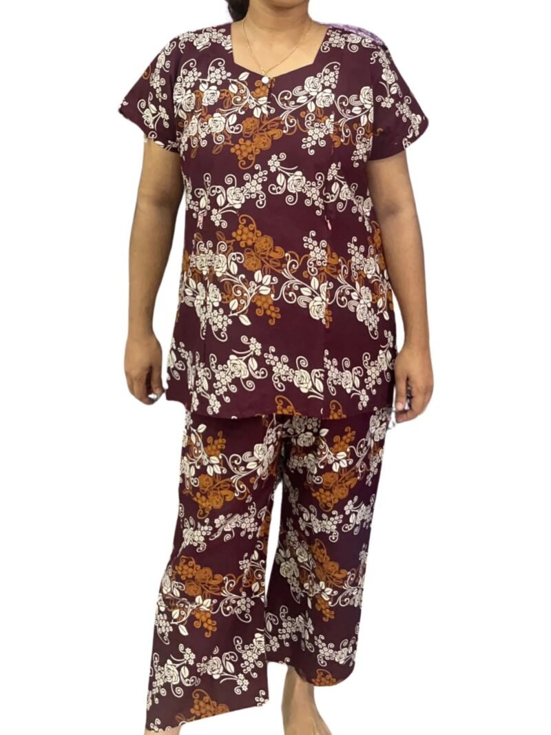 FEEDING NIGHT DRESS WITH PALAZZO PANT