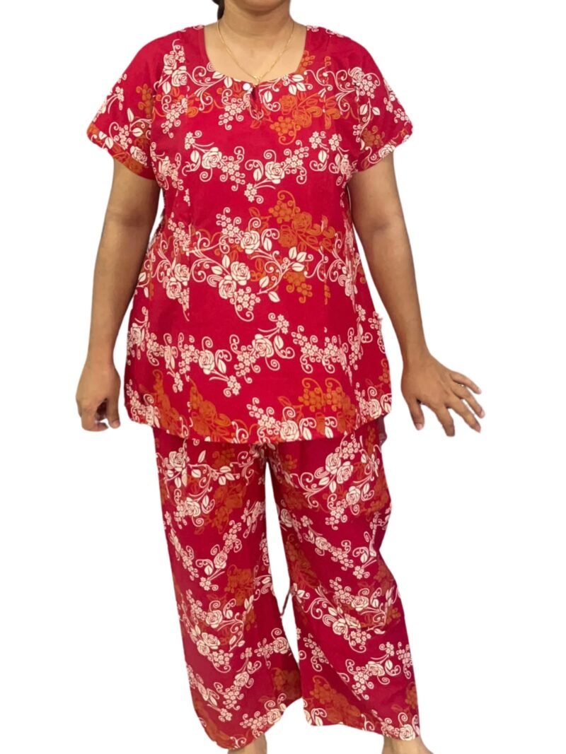 FEEDING NIGHT DRESS WITH PALAZZO PANT