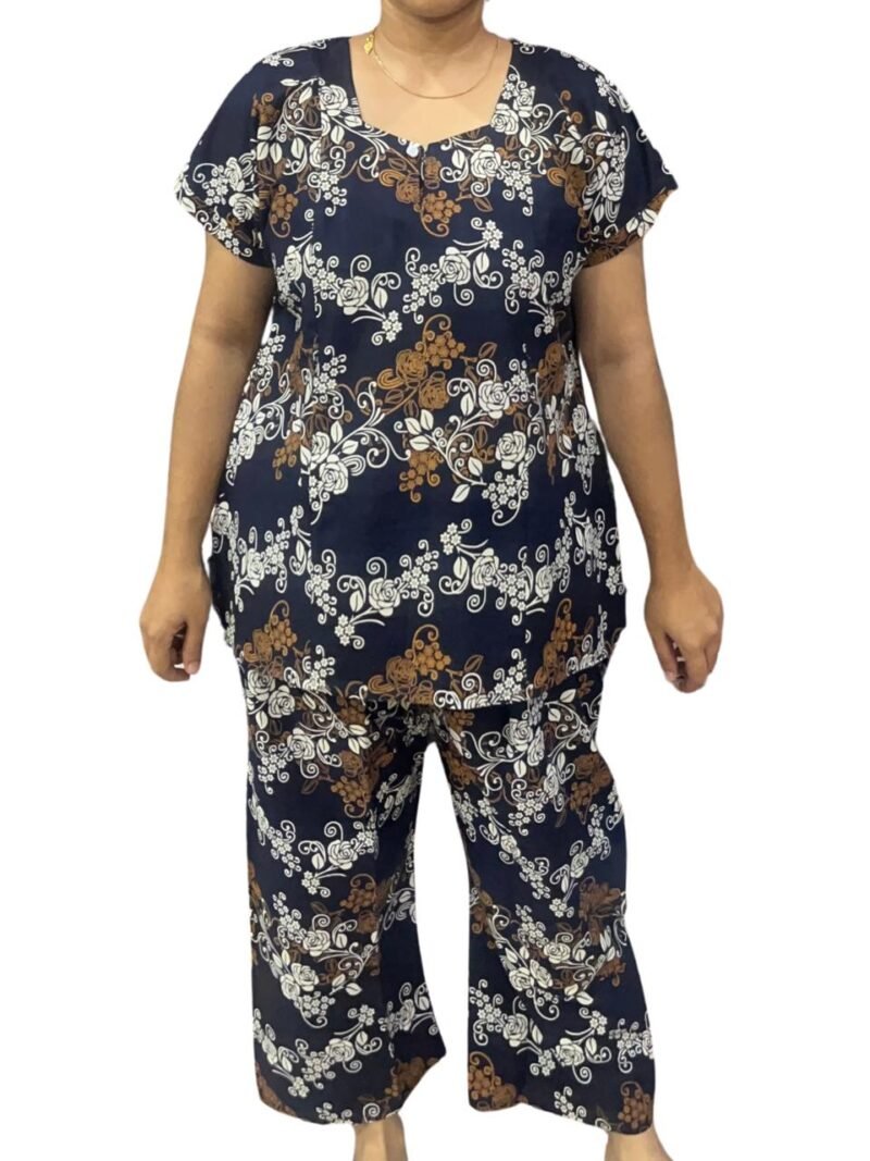 FEEDING NIGHT DRESS WITH PALAZZO PANT