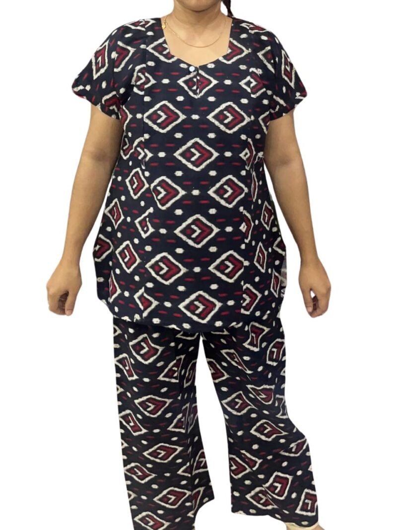 FEEDING NIGHT DRESS WITH PALAZZO PANT