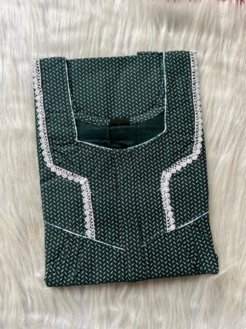PURE COTTON LONG ZIP FEEDING NIGHTY