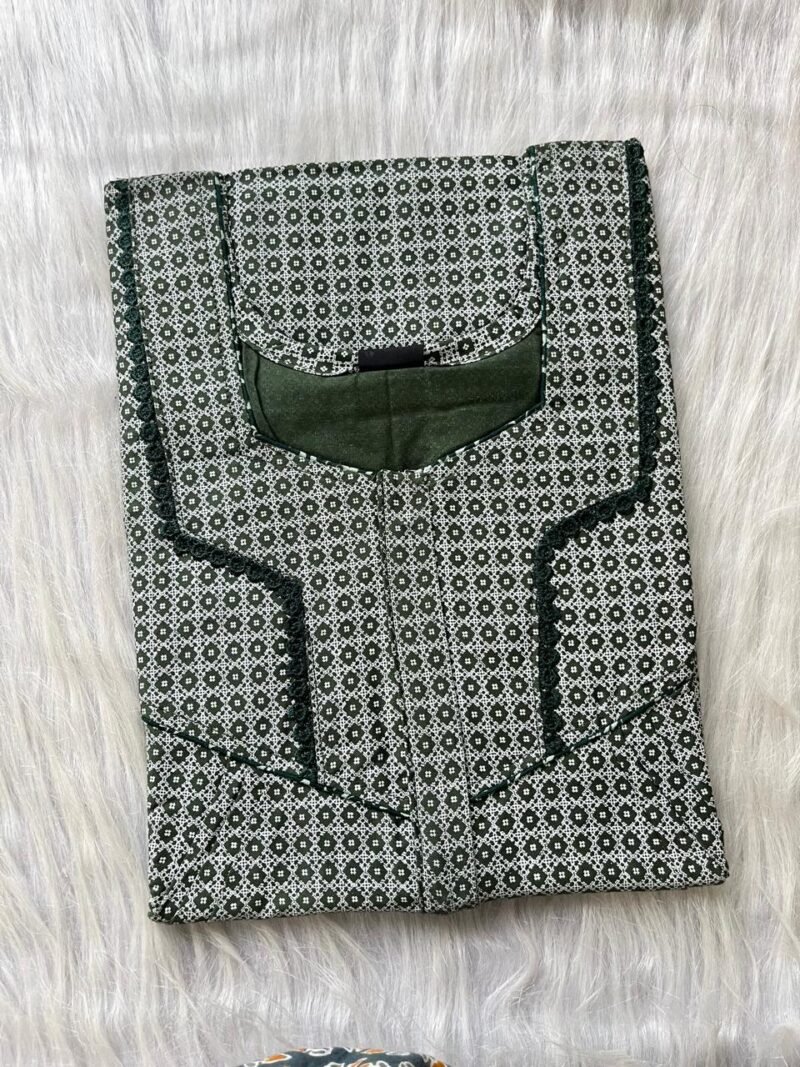 PURE COTTON LONG ZIP FEEDING NIGHTY